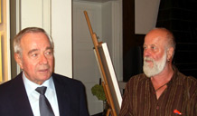 Peter Halaschk (rechts)